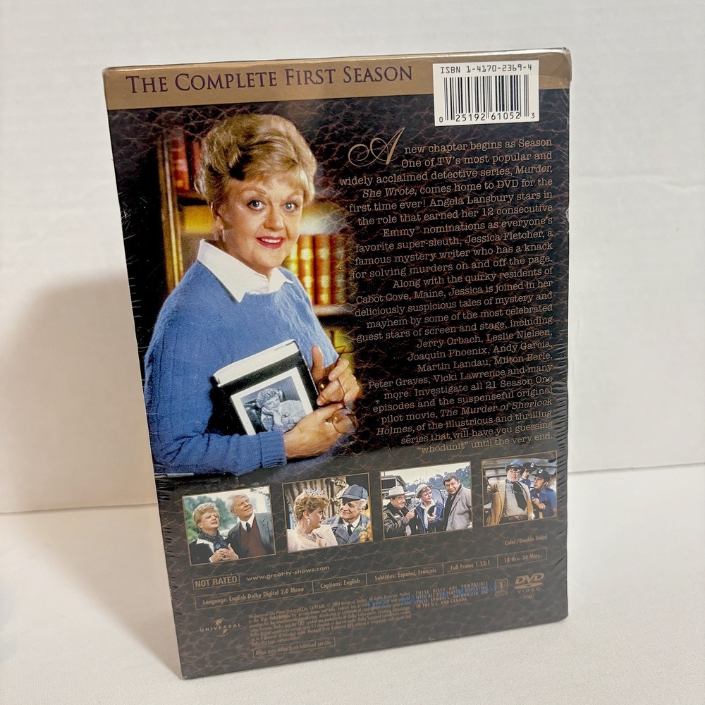 Murder She Wrote The Complete First Season DVD Box Set NEW SEALED - Picture 3 of 9